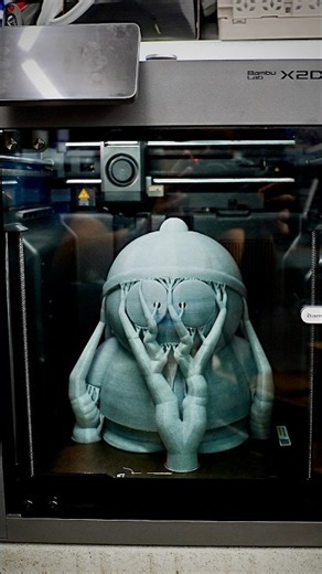Testing the brand new Bambu Lab X2D! 🐼 #shorts #3dprinting #bambulab