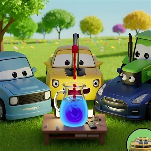 Cars Make Colors! Learn Colors for Kids | Fun Cartoon Animation