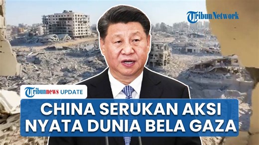 China Desak Keras Upaya Internasional Lebih Berani untuk Wujudkan Damai Abadi di Palestina - Tribun Video