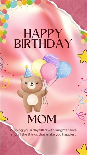 🎂 Happy Birthday Mom ❤️ The Most Beautiful Birthday Message That Will Make Her Cry Happy Tears