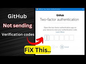 GitHub Not Sending Verification Code (Quick fix)
