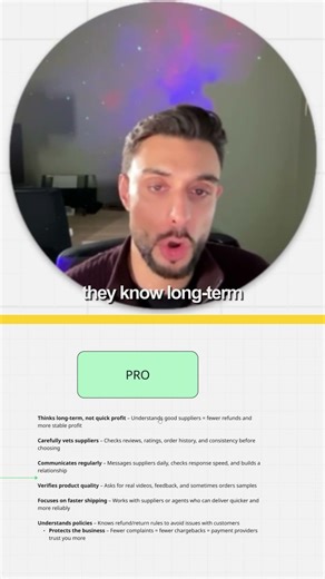 Pro vs Beginners Dropshipping mindset