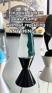 fixing a broken lava lamp without replacing ANYTHING 🤩 PART 1 -wax filtering! #lavalamp #repair