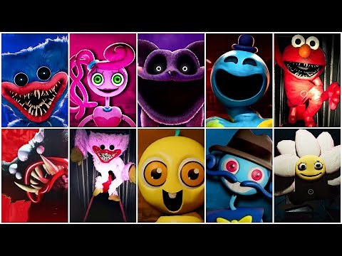 😱 Poppy Playtime 1 2 3 4 – ALL MODS + EVERY Jumpscare & SECRET ENDING REVEALED! (4K No Commentary)