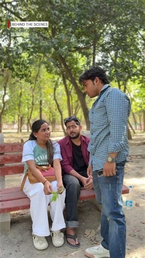 Behind the scenes of Boyfriend ka friend #bts #comedy