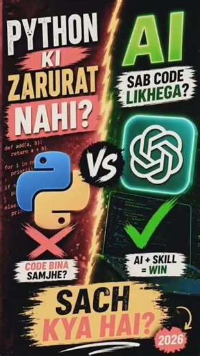 “Everyone Is Quitting Python in 2026… Why 🤯”#python#coding#ai#chatgpt#shorts