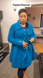 How the Peplum Peacoat all started! This is the coat that I'm currently working on. Pattern link in the comments. | Tiffany Monet Moss