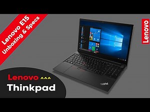 Lenovo ThinkPad E15 10th Gen Intel Core i5 2021 | Specs | Unboxing.