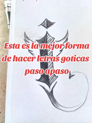 Tutorial para hacer letras goticas facil y sencillo#tutorialparahacerletrasgoticas#comohacerletrasbonitas#caligrafiaartistica #arteydibujoparati#letrasparatialgoritmoactivoviral