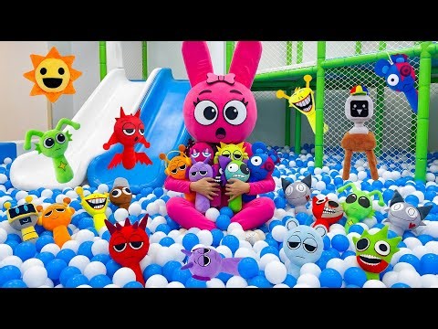 What Did Pinki Find?! 😱 Giant Ball Pit Mystery with Sprunki