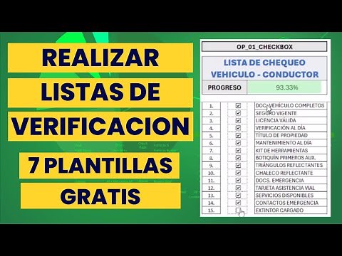 HOW TO CREATE CHECKLISTS IN EXCEL: 7 FREE EXCEL TEMPLATES #Excel #Excelti
