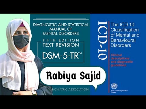 DSM 5 and ICD 10 | Rabiya Sajid #dsm5 #icd10 #psychologist #difference #video