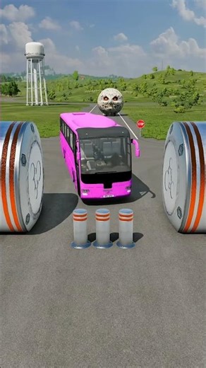 Kids Car Crash Cartoon 🚗|Funny Truck & Car Game | Cartoon Shorts #carcrash #kids #kidsshorts #shorts