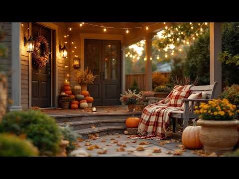 Cozy DIY Fall Porch & Patio Decor | Pumpkins, Lanterns & Rustic Charm