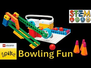 🎳 LEGO SPIKE Essentials Bowling Fun | Build & Program a Smart Bowling Game 🤖