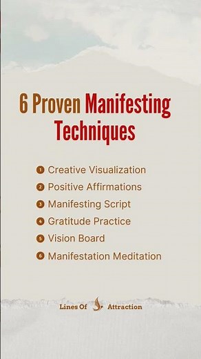 6 Important & Powerful Manifesting Techniques You Must Use for Real Results