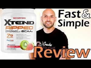 Scivation: Xtend Ripped Supplement Review
