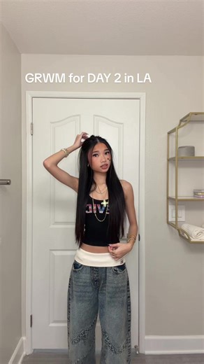 GRWM for day 2 in LA #fyp #GRWM #makeup #storytime #LA | GRWM Videos