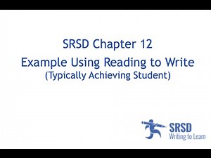 SRSD Chapter 12: Example Using Reading to Write (Typically Achieving Student)