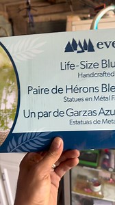 Par de garzas para jardín | Bazar El Choyal