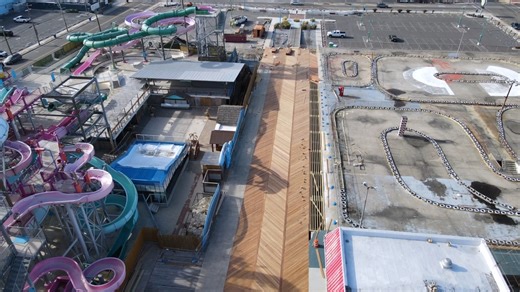 9K views · 149 reactions | Wildwood Boardwalk Drone Footage March 2024 This past Month we have been filming many projects on the Wildwood Boardwalk. From installing new signs to getting Mariner's Pier and building a new boardwalk, there is a ton of Drone footage we recorded. Here is just a recap of those videos. | Wildwood Boardwalk | Facebook