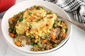 Mushroom and Lentil Shepherd's Pie (Vegan, Healthy) - Plant Based Jess