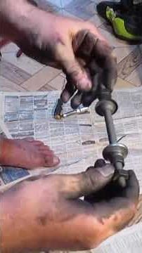 Changing MTB Rear Axle 🔧 Replacing Rear Hub Axle | Repairing Bicycle Yourself #Shorts