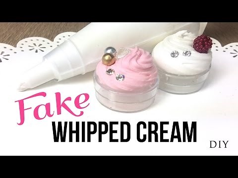 3 EASY Ways to Make FAKE Whipped Cream!! DecoDen DIY