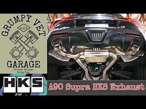 Upgrade your A90 Supra with HKS Exhaust