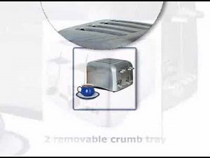 DeLonghi Argento 4 Slice Stainless Steel Toaster CT04