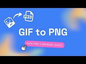 How To Convert GIF Files To PNG