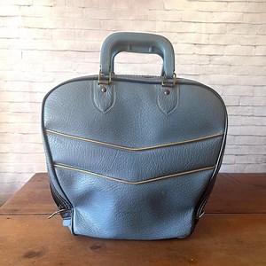 Blue Bowling Ball Bag With Gold Piping Vintage (4033) - Etsy Canada