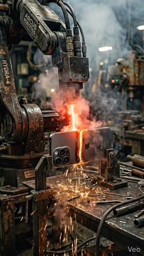 Laser cutting of iphone can initiate self destruct mode