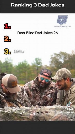 Ranking Deer Blind Dad Jokes @Shorts #shorts