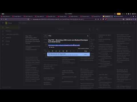 Day 8/90 – Becoming a Mid-Level Java Backend Developer (Live Build Series)