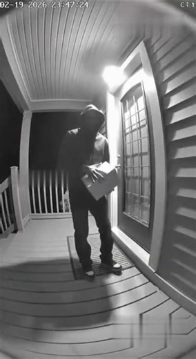 guy tries to steal my package #caught #porch #theft