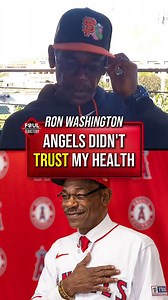 Ron Washington believes the Angels chose not to bring him back because they didn't trust his health."I was disappointed, because just as my issue hit me last year in June, I had my team going in the right direction."