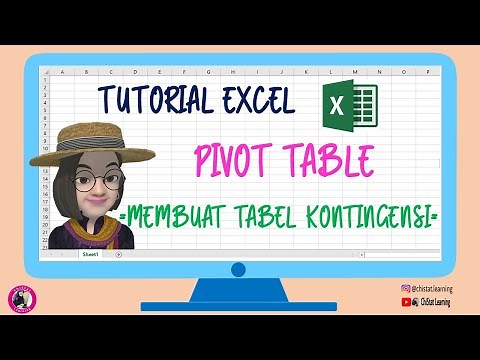TUTORIAL PIVOT TABLE EXCEL MEMBUAT TABEL KONTINGENSI