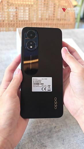 Unboxing the Oppo A18 in Glowing Black - Color Variants and Features Revealed