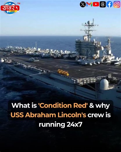 KHABAR TANK | As tensions rise in the Middle East, the USS Abraham Lincoln and its strike group have shifted into an unusually intense operational... | Instagram