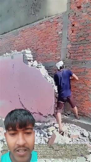 Prying Crumbling Walls: How a Simple Crowbar Brings Down Damaged Masonry Without Heavy Machinery