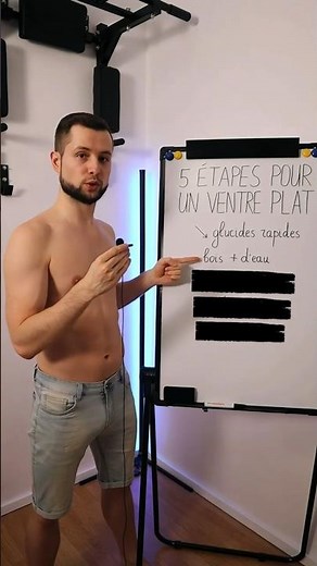 5 simples étapes pour un ventre plat !