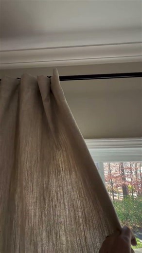 Super Easy Drapery Rod Hack guaranteed to make your life better!