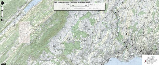 Swisstopo met en ligne ses cartes topographiques du passé | RTS