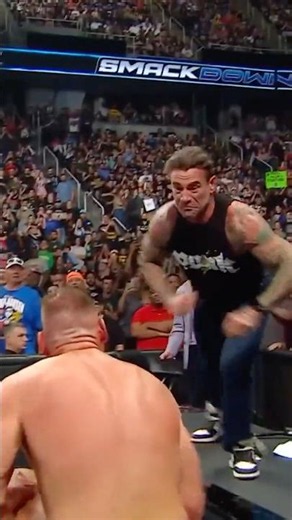 THE CHAMP COMIN’ IN HOT 🏃💨 #SmackDown