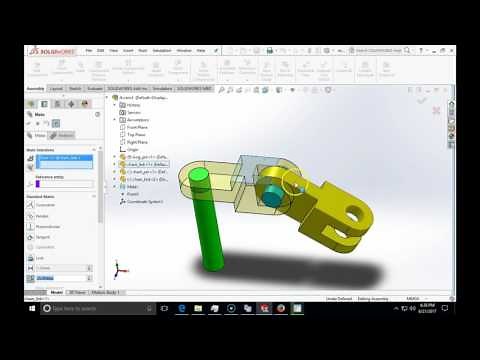 CSWA - Certified SolidWorks Associateexam, assembly question