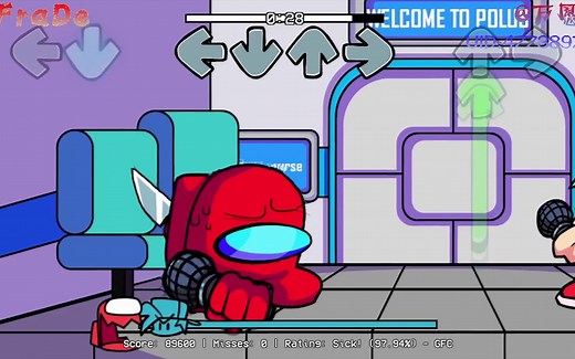 [FNF Mods vs impostor restyled DEMO]全流程 补帧丝滑