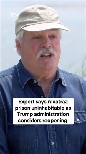 Expert says Alcatraz prison uninhabitable as Trump administration considers reopening #shorts