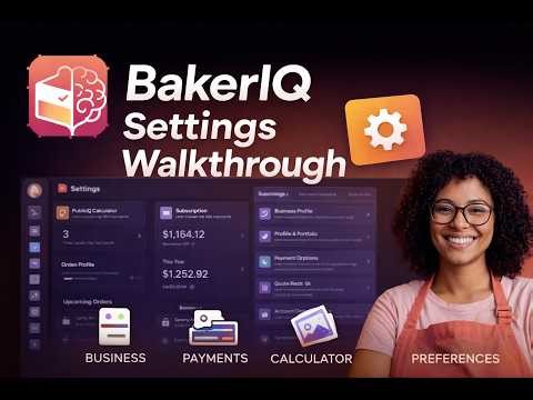 BakerIQ Settings Walkthrough | Set Up Your Business Once & Let the System Work