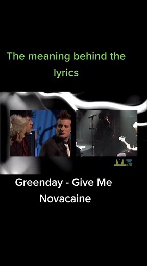 the meaning behind the lyrics of Greenday - Give Me Novacaine #greenday #novacaine #songlyrics #musicislife #fyp @greenday